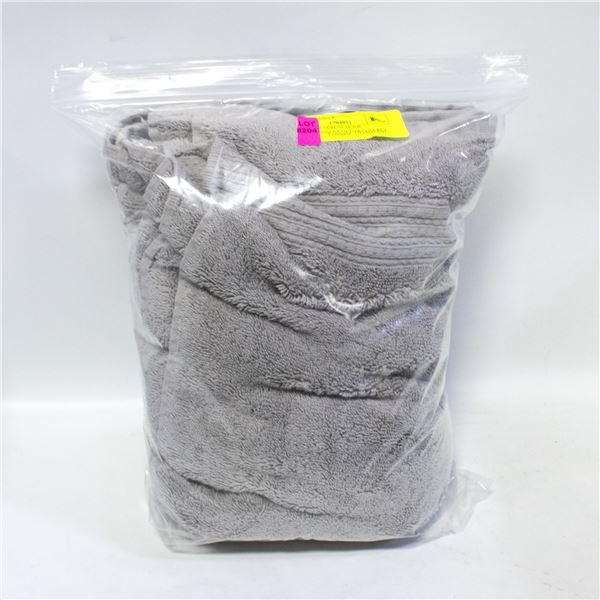 2 PACK OF SERENE HOME COLLECTION BATH TOWELS GREY