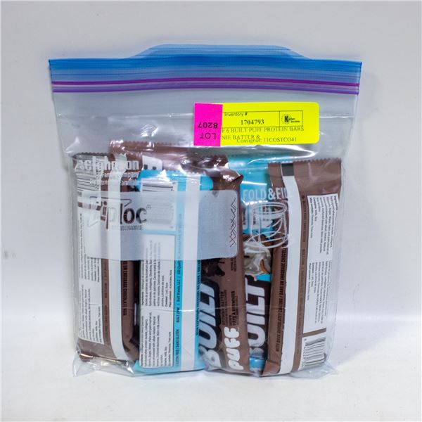 BAG OF 6 BUILT PUFF PROTEIN BARS BROWNIE BATTER &