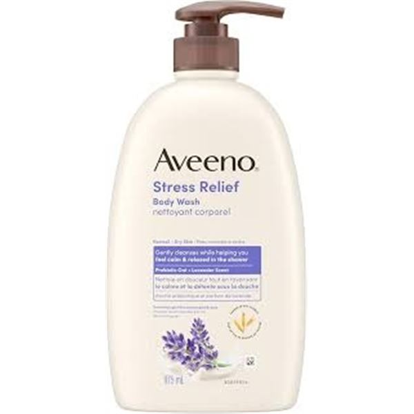 NEW 2 PACK OF AVEENO STRESS RELIEF BODY WASH