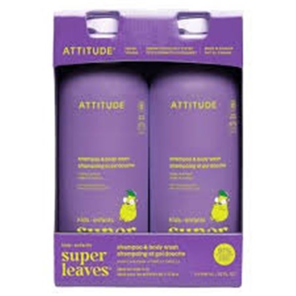 NEW 2 PACK SUPER LEAVES KIDS SHAMPOO & BODY WASH