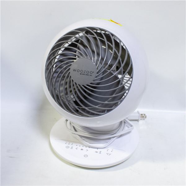 WOOZOO 5 SPEED GLOBE FAN WITH REMOTE- WHITE