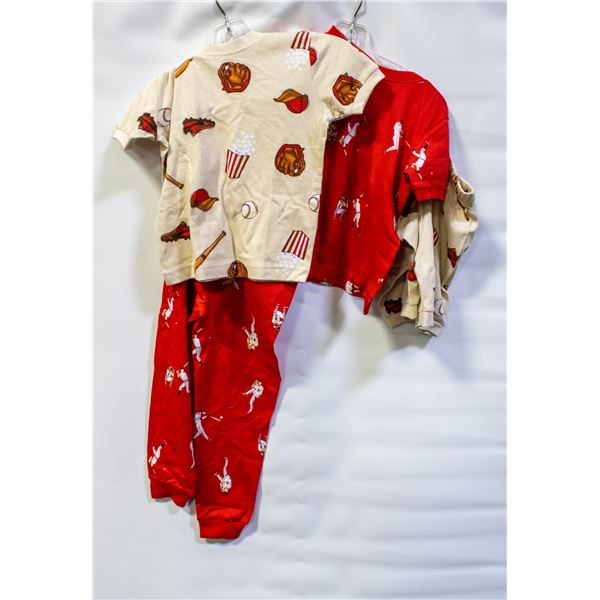 4 PC PEKKLE ENFANTS T-SHIRTS & PANT/SHORTS SZ 4/5