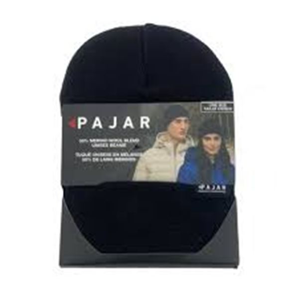 NEW PAJAR MERINO WOOL & POLYESTER TOQUE BLACK