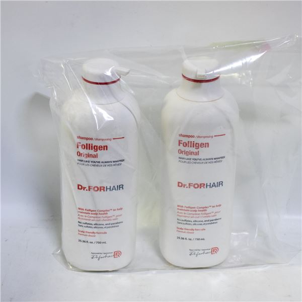 2 PACK OF DR. FOR HAIR FOLLIGEN COMPLEX SHAMPOO