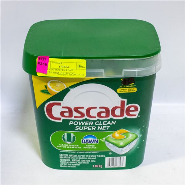 CASCADE POWER CLEAN DISHWASHER DETERGENT