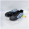Image 1 : UMBRO AURORA KIDS SOCCER CLEATS BLACK& BLUE SIZE 2