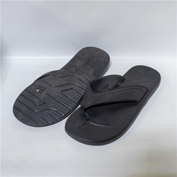 BENCH MENS FLIP FLOPS BLACK SIZE 13