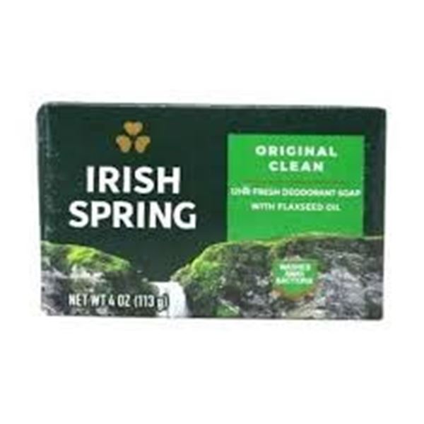 NEW BAG OF 18 IRISH SPRING CLEAN DEODORANT SOAP
