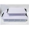 Image 1 : 2 PK SABATIER SNACKLEBOX SET WITH LOCKING CUTTING