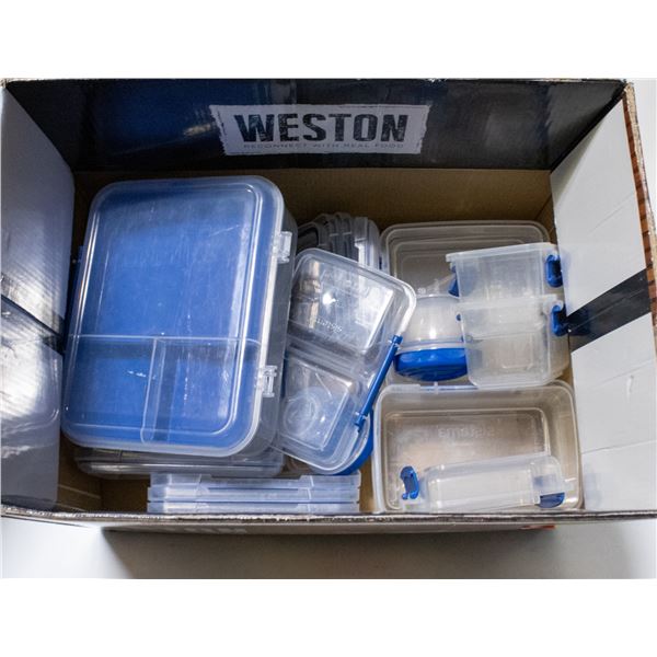 BOX OF 26 SISTEMA FOOD STORAGE SET CONTAINERS &