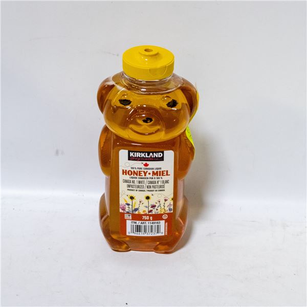 KIRKLAND PURE LIQUID UNPASTEURIZED HONEY - 750G