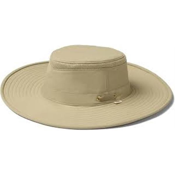 TILLEY TREK HAT WITH CHIN STRING TAN SIZE SMALL