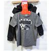 Image 1 : NEW 2 PC PUMA BOYS BLACK HOODIE & GREY SHIRT SZ 4