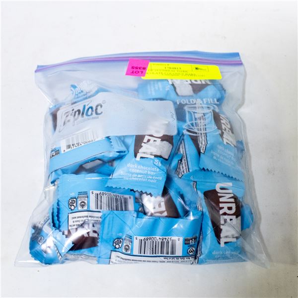BAG OF 19 UNREAL DARK CHOCOLATE COCONUT BARS
