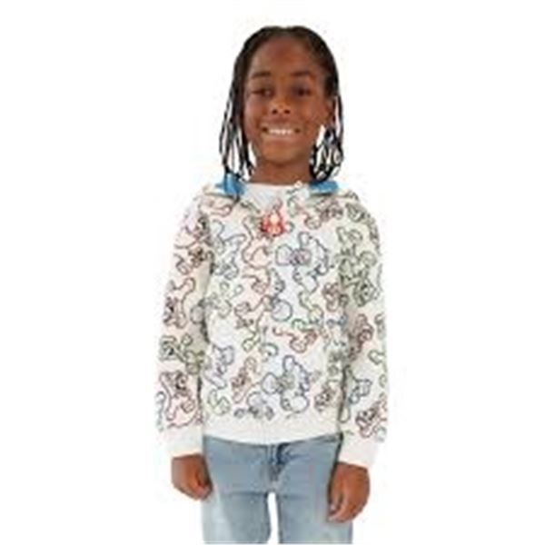 SUPER MARIO KIDS FULL-ZIP HOODIE SIZE 7