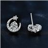 Image 2 : 1 CT GRA CERTIFIED STAR MOON STYLE ROUND BRILLIANT