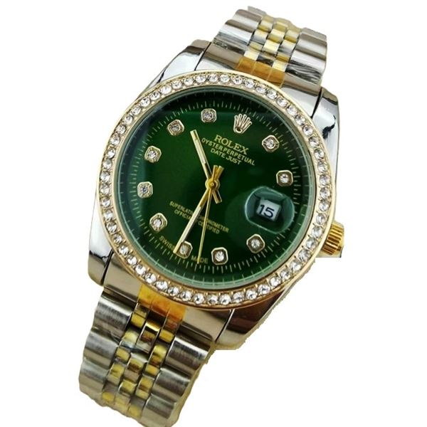 NEW REPLICA R0LEX "DATE JUST" QUARTZ WATCH