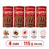 Image 1 : 4 CAPRICE HAZELNUT WAFER ROLLS 115G BB 07/26