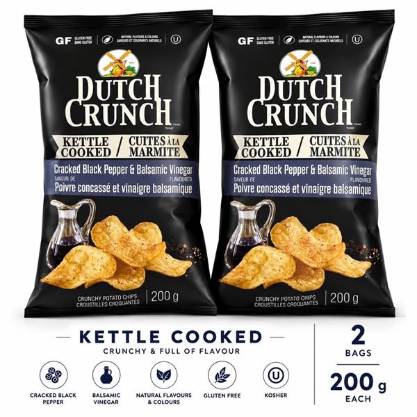 2 DUTCH CRUNCH BLACK PEPPER BALSAMIC 200G BB