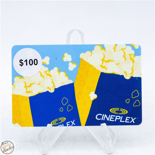 $100.00 CINEPLEX GIFT CARD - VALIDATED