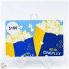 Image 1 : $100.00 CINEPLEX GIFT CARD - VALIDATED