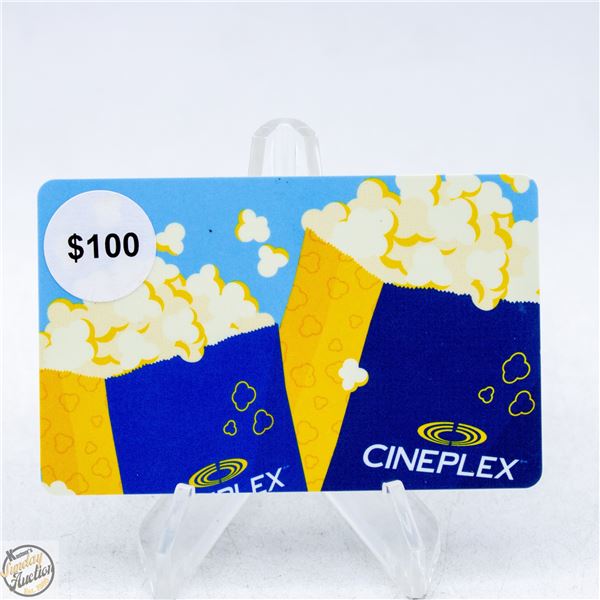 $100.00 CINEPLEX GIFT CARD - VALIDATED