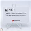 Image 1 : $100.00 LULULEMON GIFT CARD - VALIDATED