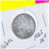 Image 1 : 1963 SILVER CANADIAN QUARTER