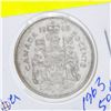 Image 1 : 1963 SILVER CANADIAN 50 CENT COIN