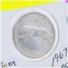 Image 1 : 1967 SILVER CANADIAN QUARTER