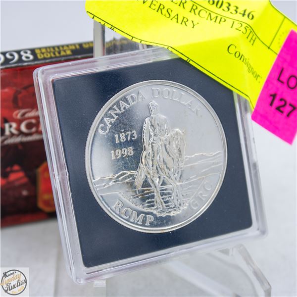 1998 SILVER RCMP 125TH ANNIVERSARY