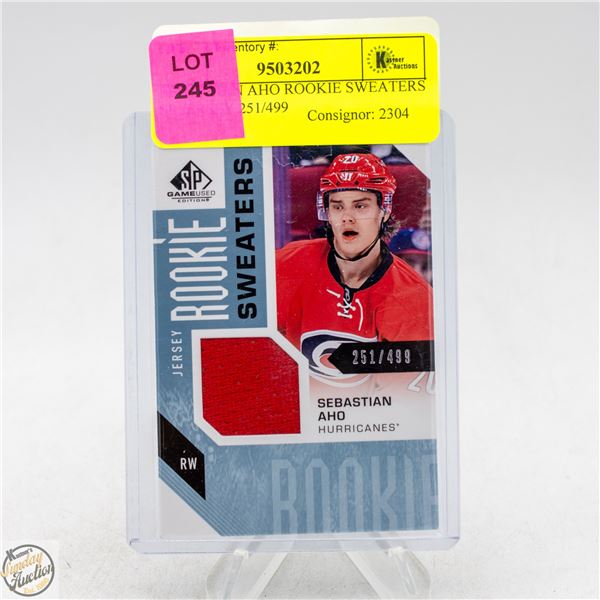 SEBASTIAN AHO ROOKIE SWEATERS SP JERSEY 251/499