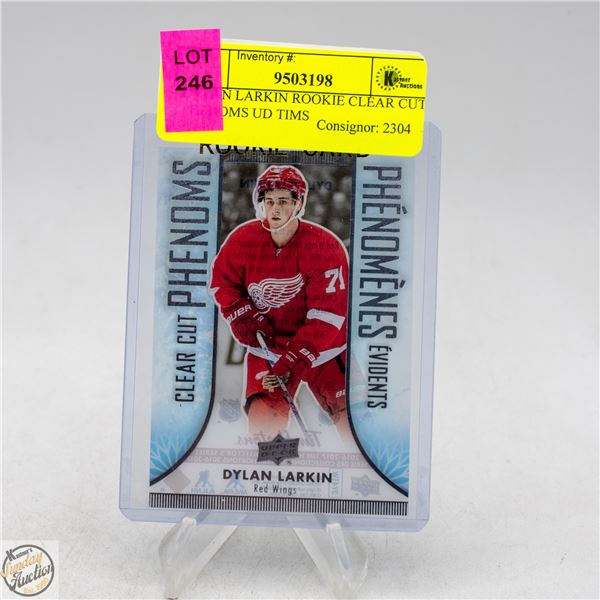 DYLAN LARKIN ROOKIE CLEAR CUT PHENOMS UD TIMS