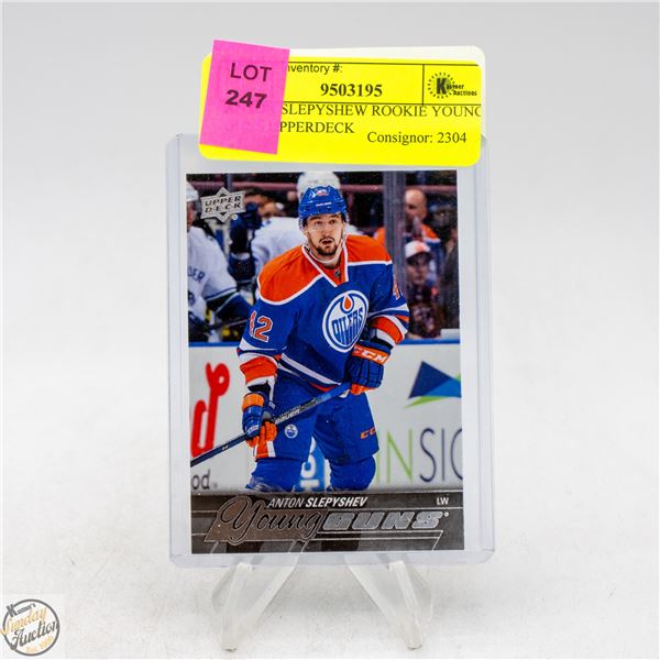 ANTON SLEPYSHEW ROOKIE YOUNG GUNS UPPERDECK