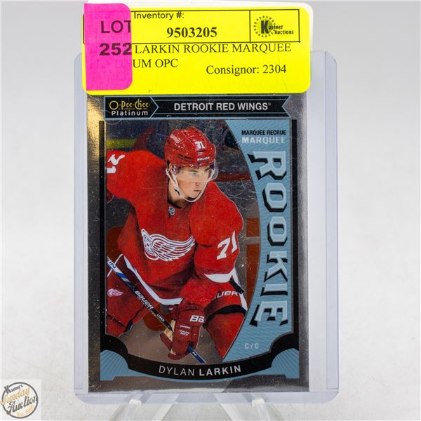 DYLAN LARKIN ROOKIE MARQUEE PLATINUM OPC