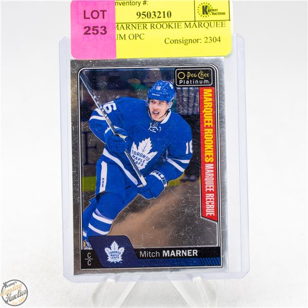 MITCH MARNER ROOKIE MARQUEE PLATINUM OPC
