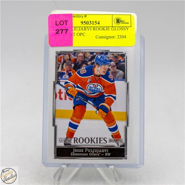 JESSE PULJUJARVI ROOKIE GLOSSY BRILLIANT OPC