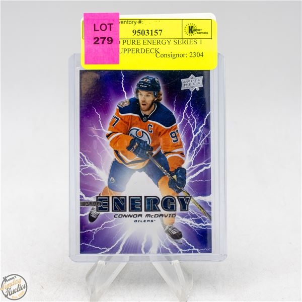 MCDAVID PURE ENERGY SERIES 1 HOCKEY UPPERDECK