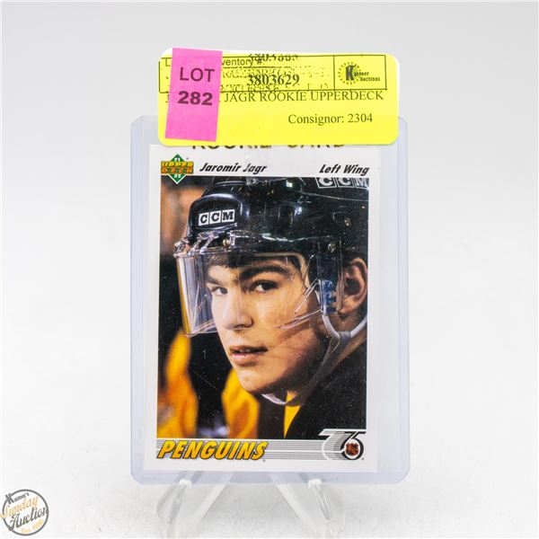 JAROMIR JAGR ROOKIE UPPERDECK