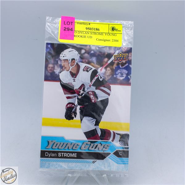 SEALED DYLAN STROME YOUNG GUNS ROOKIE UD