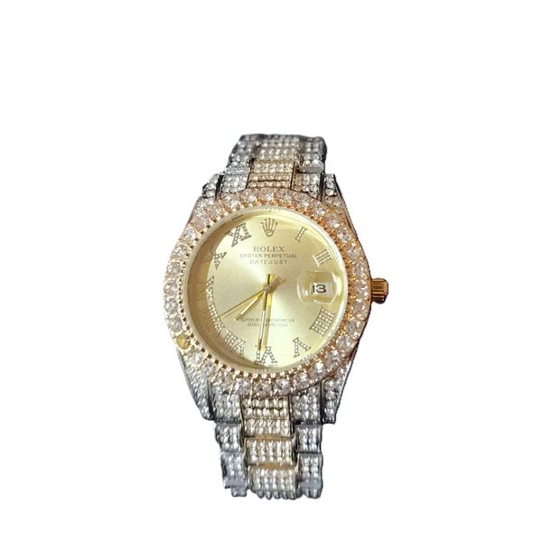 NEW REPLICA ROLEX "DAY-DATE" QUARTZ WATCH