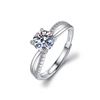 Image 5 : 1 CT GRA CERTIFIED ROUND BRILLIANT MOISSANITE