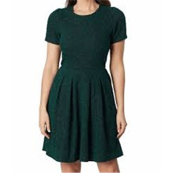 NEW DRAPER JAMES WOMENS DRESS GREEN SIZE LG