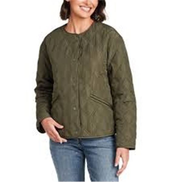 NEW WEATHERPROOF WOMENS FULL BUTTON UP JACKET SZ L