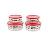 Image 1 : BRAND NEW PYREX HELLO KITTY GLASS FOOD STORAGE SET