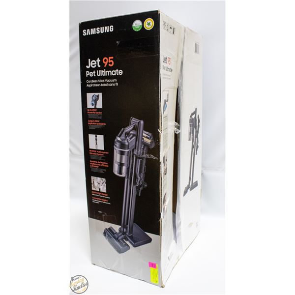 SAMSUNG JET 95 HIGH-POWERED CORDLESS STICK VACUUM
