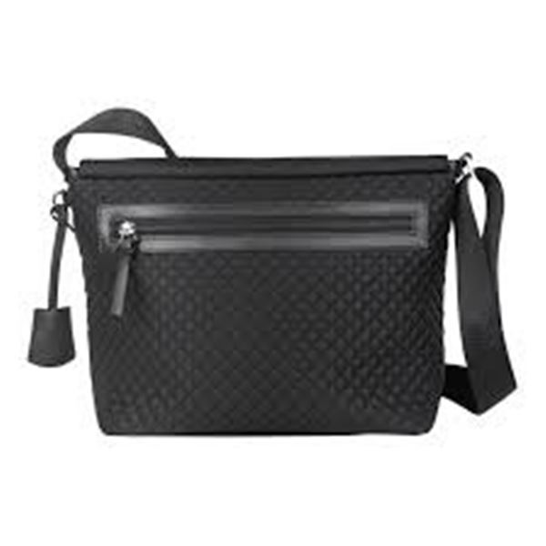 NEW BUGATTI RECYCLED NYLON CROSSBODY BAG BLACK