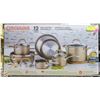 Image 1 : 12 PIECE CIRCULON HARD-ANODIZED COOKWARE SET