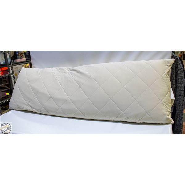 BELOW ZERO COOLING BODY PILLOW BEIGE - 20 X 54"