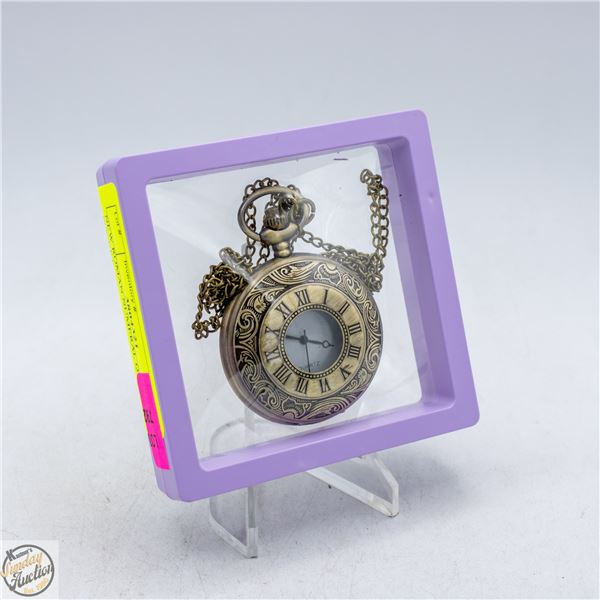 NEW ROMAN NUMERAL QUARTZ POCKET